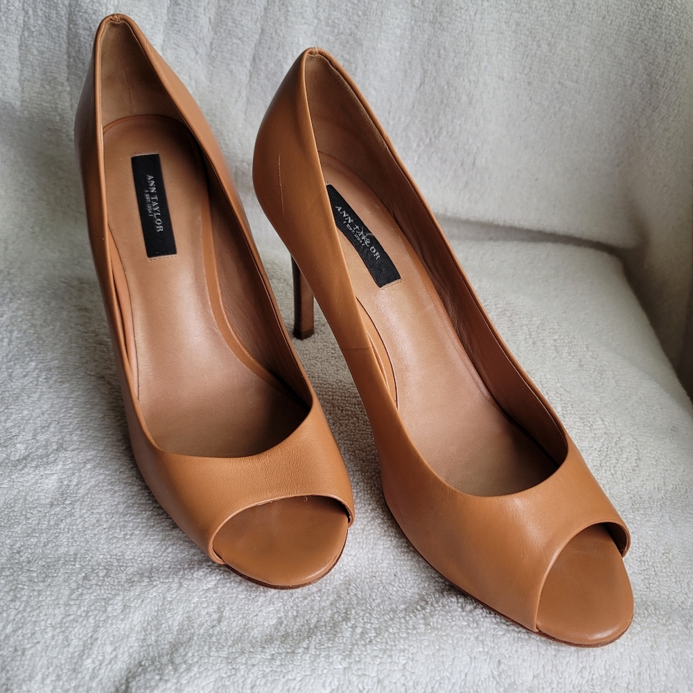 Ann Taylor Peep Toe Heels